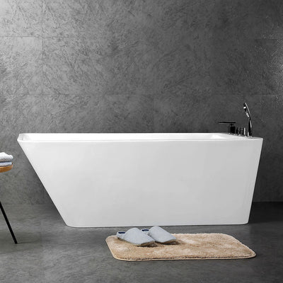 Отдельно стоящая акриловая ванна Costa со сливным узлом и спускным отверстием 170 см