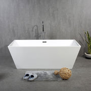Отдельно стоящая акриловая ванна Harmony со сливным узлом и спускным отверстием 170 см