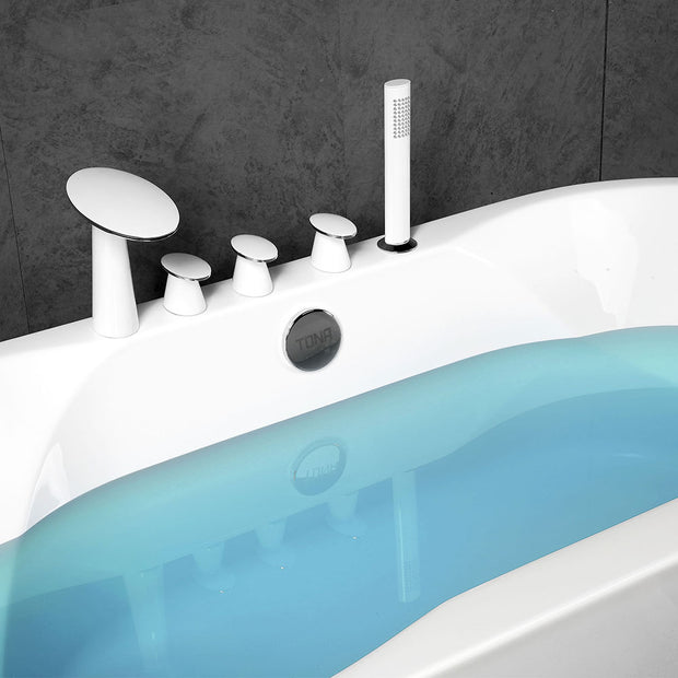 Отдельно стоящая акриловая ванна MSC со сливным узлом и спускным отверстием 150, 170 см